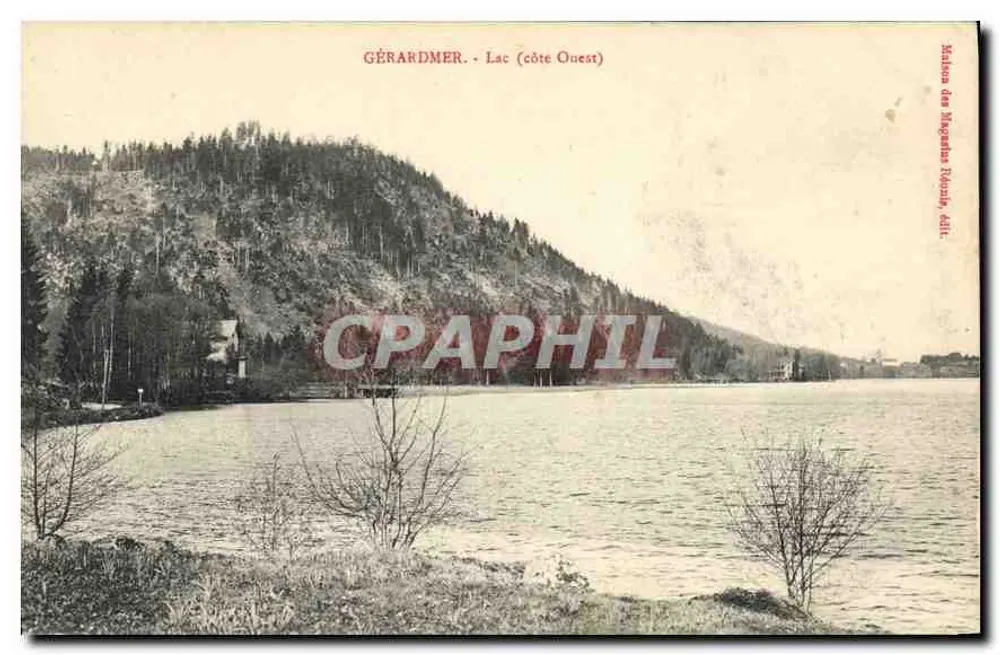 Gérardmer - Lago (costa Oeste) — editor Héloïse des Magnans, cerca de 1900 - Frente