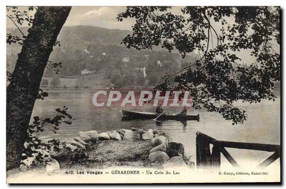 Les Vosges — GÉRARDMER — Un Coin du Lac — C. Cuny, éditeur, Saint-Dié - Vorderseite