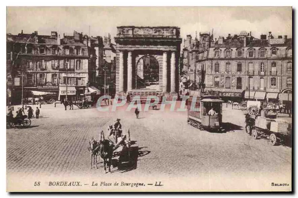 Bordeaux — A Praça da Borgonha — SelmoTA, n° 58 - Frente