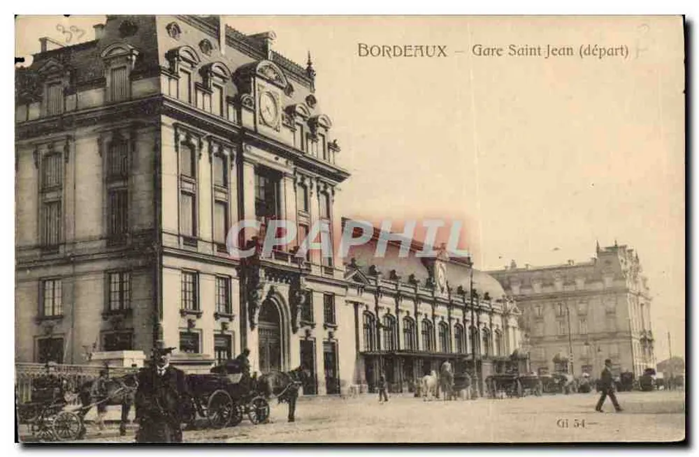 Bordeaux — Estação Saint-Jean (partida) — Gi 54 - Frente