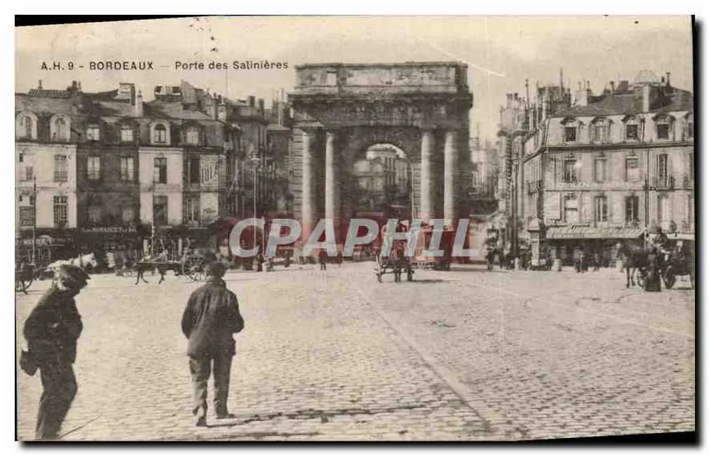 Bordeaux — Porta das Salinas — A.H. 9 - Frente