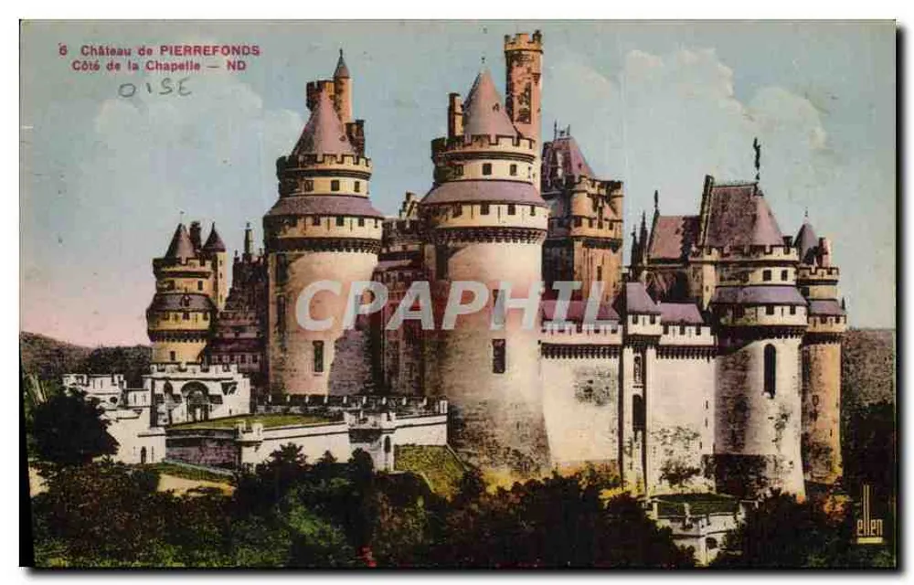 Castelo de Pierrefonds — Lado da Capela — Editor Ellen - Frente