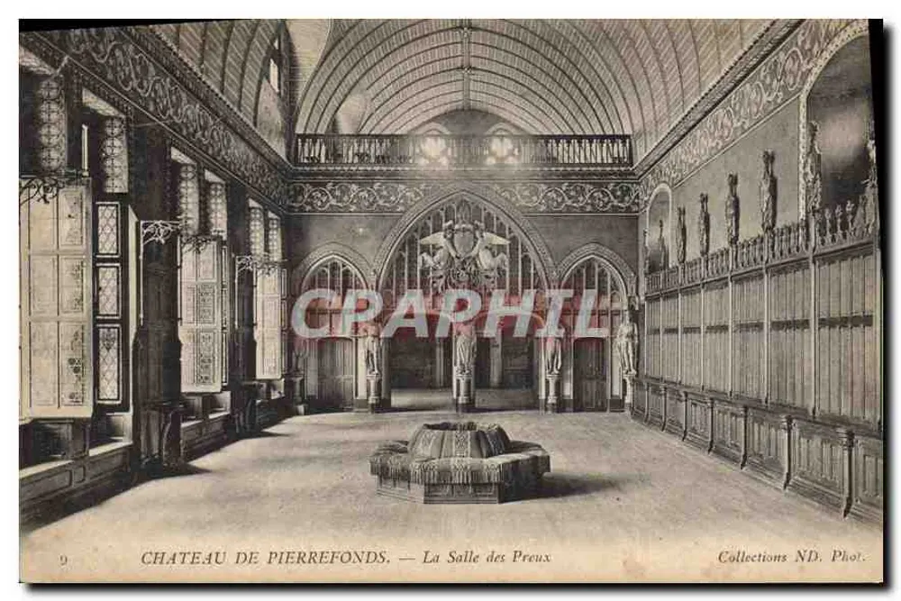 Schloss Pierrefonds — Die Halle der Ritter — Collections ND. Phot. - Vorderseite