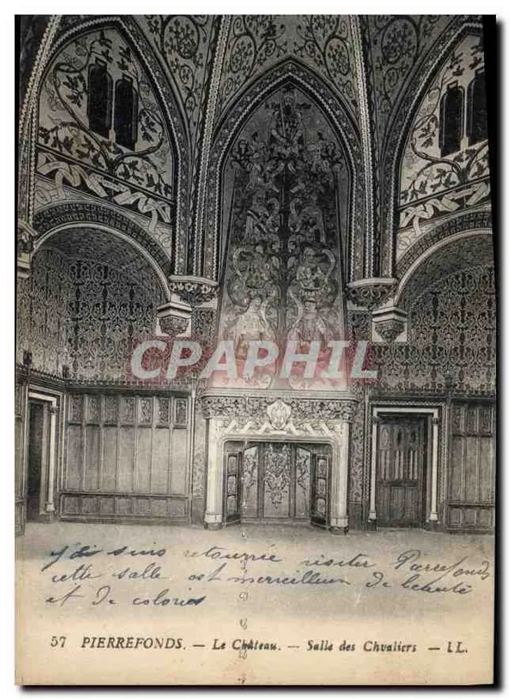Pierrefonds — Das Schloss — Saal der Ritter — LL. n° 57 - Vorderseite