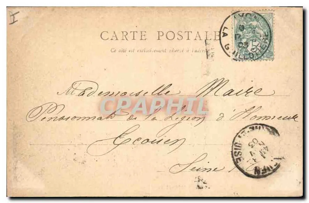 Langres - O Hotel-de-Ville — J. Varney-Venlois, Langres - Verso