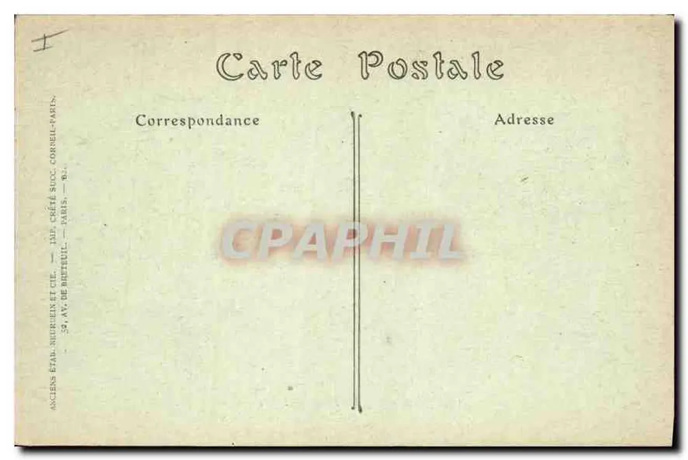 Compiègne — O Parque — J. Roe, n°86 - Verso