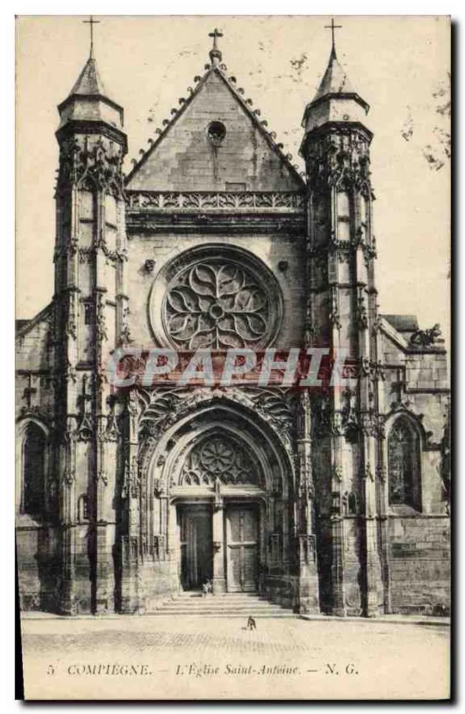 Compiegne — A Igreja de São Antônio — N. G. - Frente
