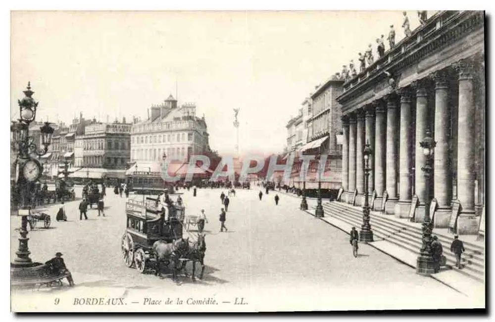 Bordeaux — Plein de la Comédie — LL. - Voorkant