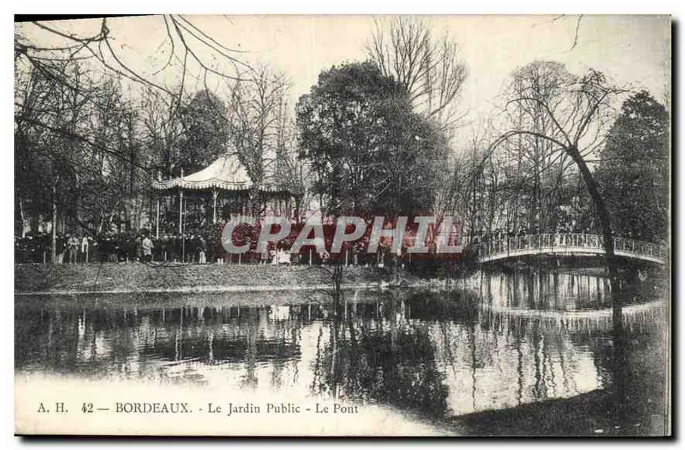 Bordeaux — El Jardín Público — El Puente — A.H. 42 - Anverso