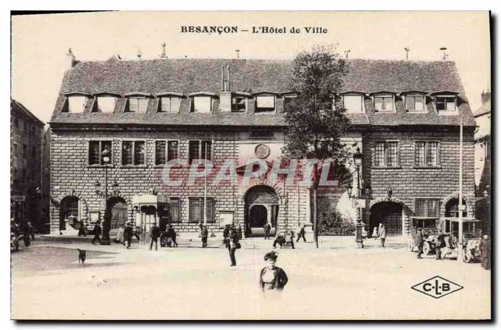 Besançon — O Hotel de Ville — C.-L.-B - Frente