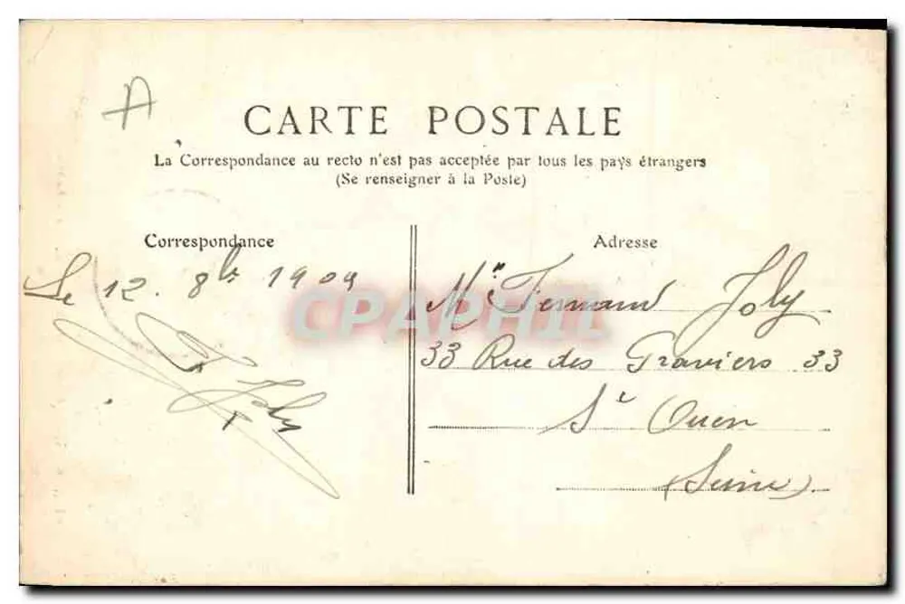 Besançon — Arco do Triunfo Romano, Porta Negra — editor Rép. Judicieuse - Verso