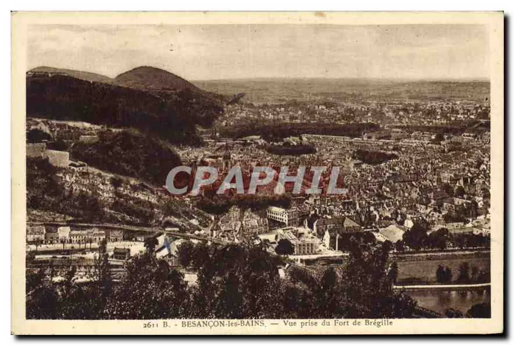 Besançon-les-Bains — Ansicht vom Fort de Brégille — Edition C. Rigaud / Aloi - Vorderseite