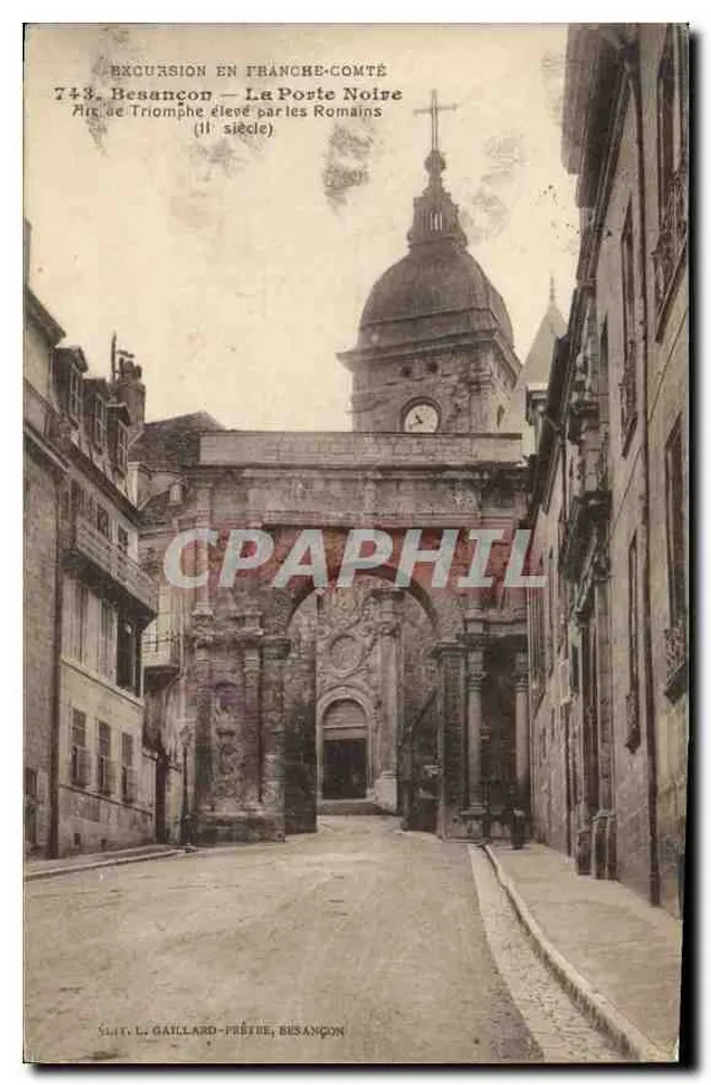 Besançon — A Porta Negra (século XI) — L. Gaillard-Frétie, Besançon - Frente