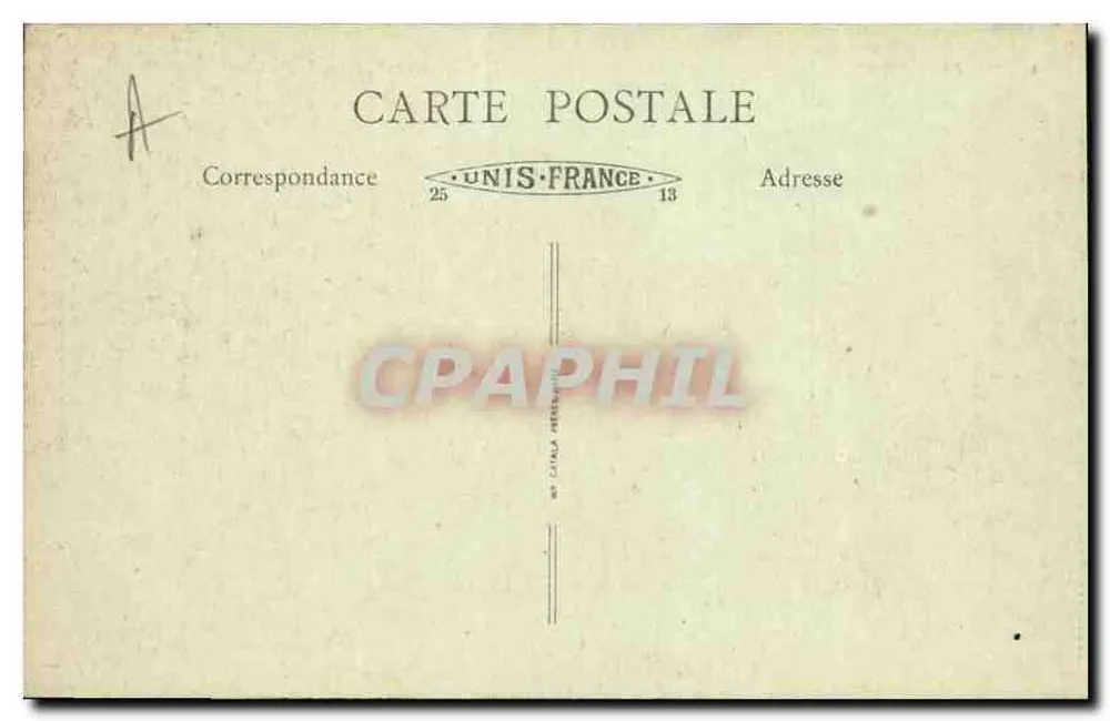 Besançon - Brug van de Republiek — La Franche-Comté, uitgever B. R. B. n°25 - Achterkant