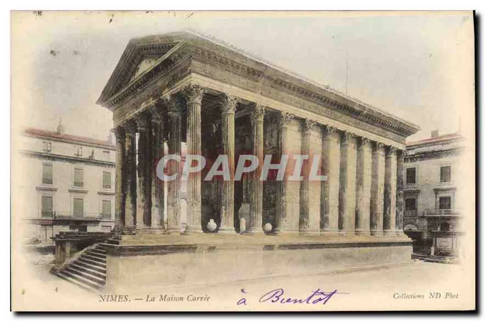 Nîmes — Dom Carrée — do Buntot - Awers