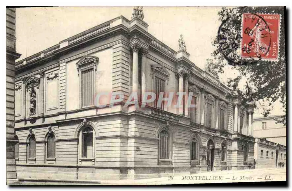Montpellier — O Museu — LL. — Editor LL, n° 38 - Frente