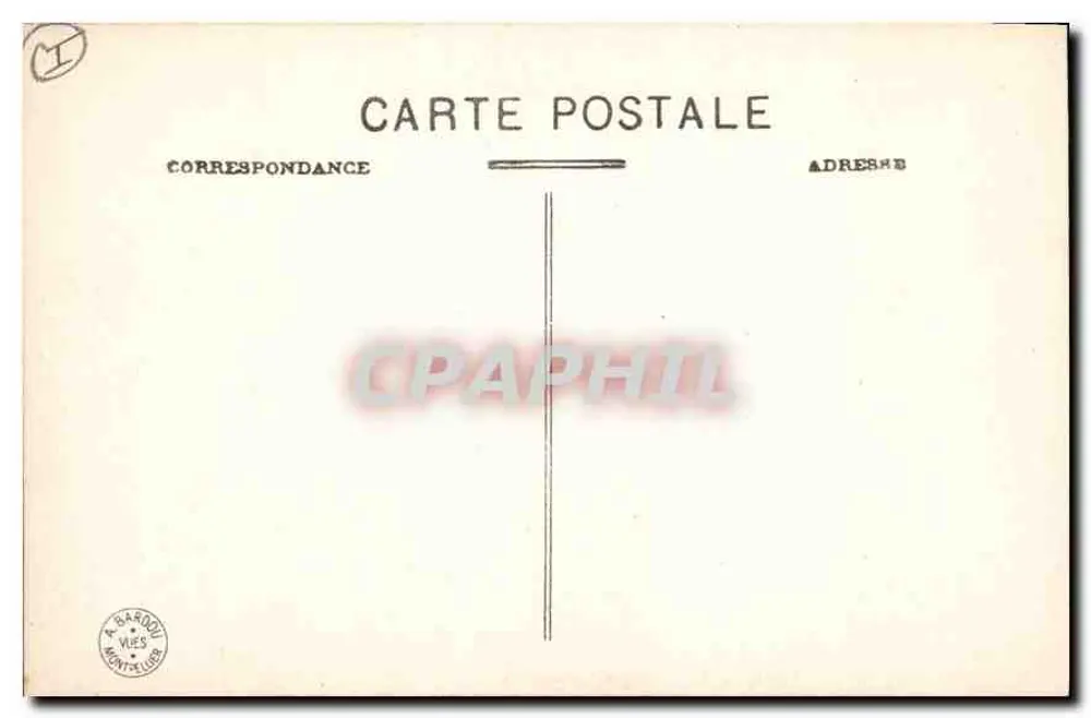 Montpellier - Praça da Comédia — Édition du Ruediye, Tabac - Verso
