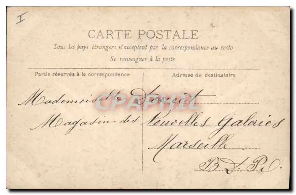 Bordeaux — A Porta Dijeaux — Editor: C. Brameau, N° 5 - Verso