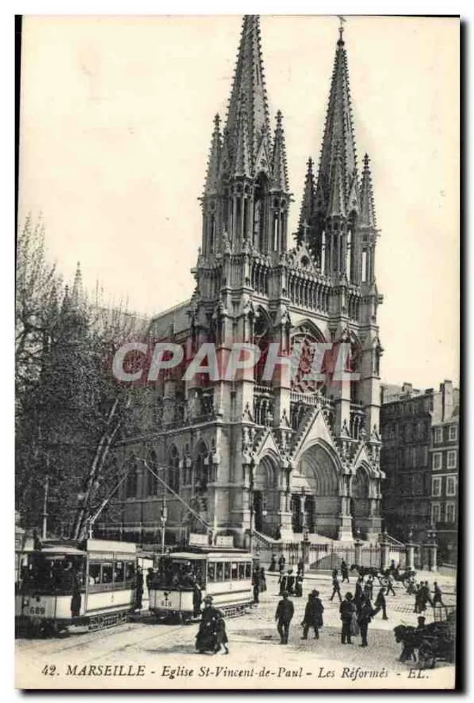 Marseille - Kirche Saint-Vincent-de-Paul - Die Reformierten - Verlag EL - Vorderseite