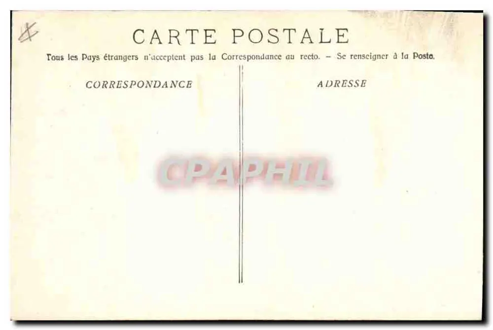 Marseille - Die Kirche Saint-Vincent de Paul (Reformierte) — Verlag: La Cour - Marseille, Nr. 12 - Rückseite