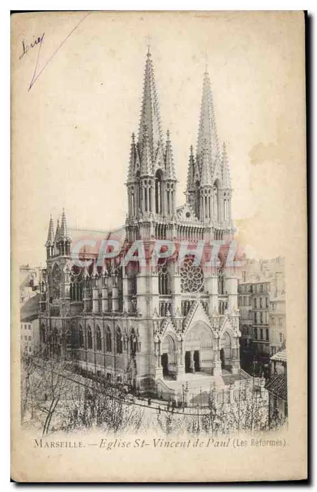 Marseille — Kirche Saint-Vincent-de-Paul (Die Reformen) - Vorderseite