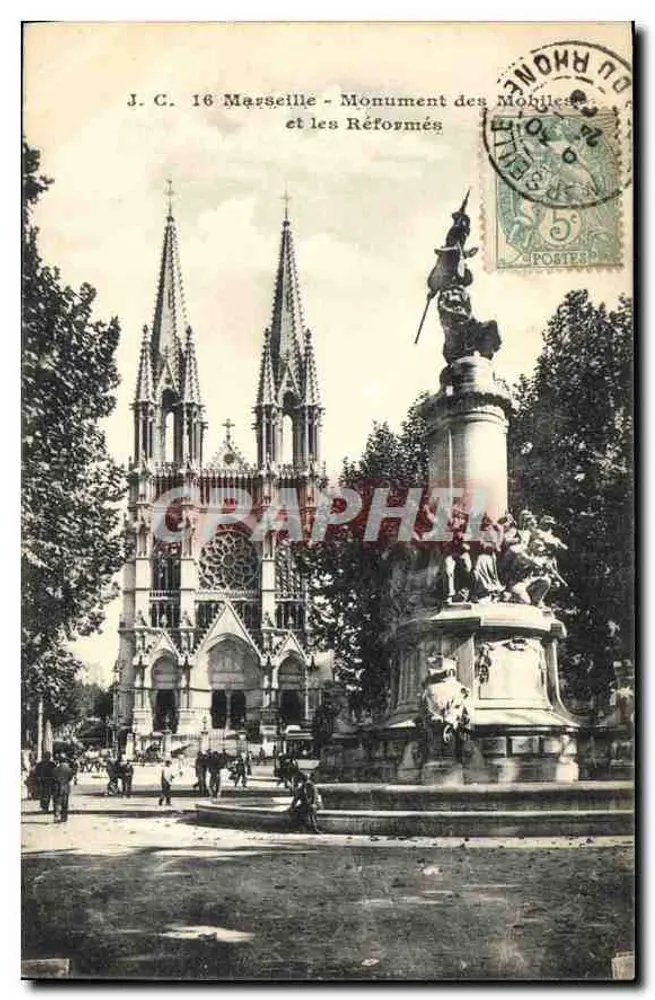 Marselha - Catedral e Monumento dos Mobiles e dos Reformados - Frente