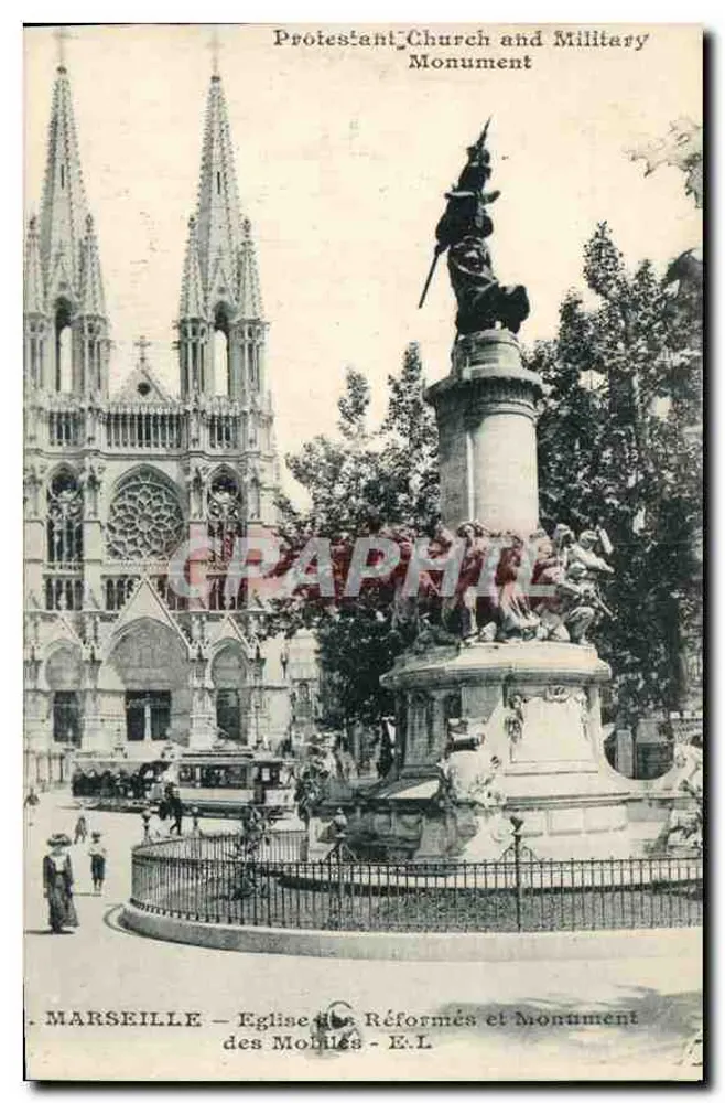 Marseille — Kirche der Reformierten und Denkmal der Toten - Vorderseite