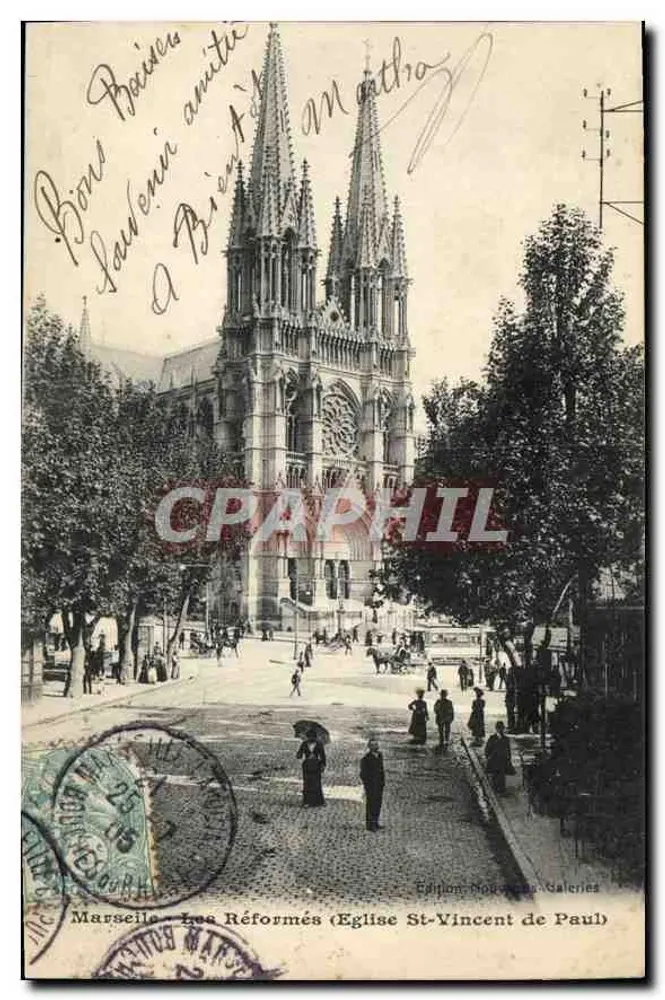 Marseille - Die Reformierten (Kirche St-Vincent-de-Paul) — Edition Morand-Galeries - Vorderseite