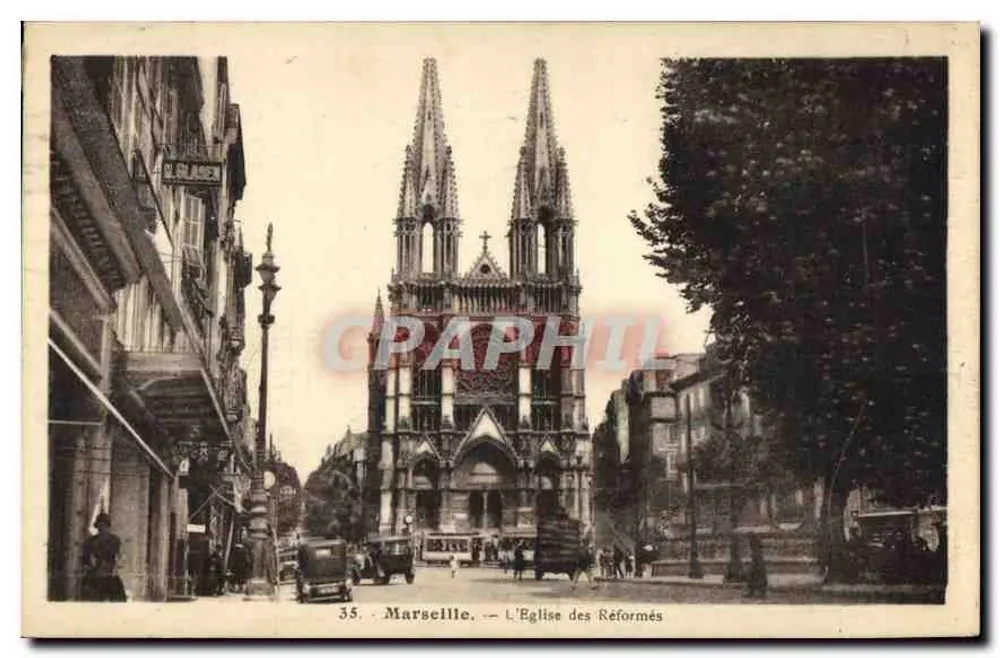 Marselha — A Igreja dos Reformados — S. GLABEN, n°35 - Frente