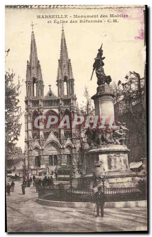 MARSEILLE - Monument des Mobilies und Église des Réformées - C.M. - Vorderseite