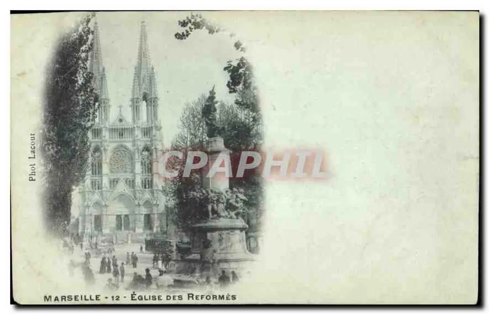 Marselha - Igreja dos Reformados — Fot. Lacour - Frente