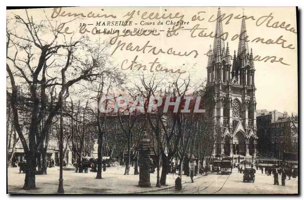Marseille — Cours du Chapitre und Église des Réformés — Verlag nicht sichtbar - Vorderseite
