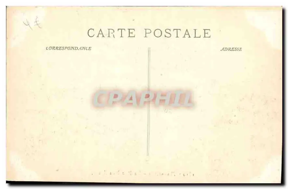Marseille - La Rue Noailles — vista da rua com trêm e comércios - Verso