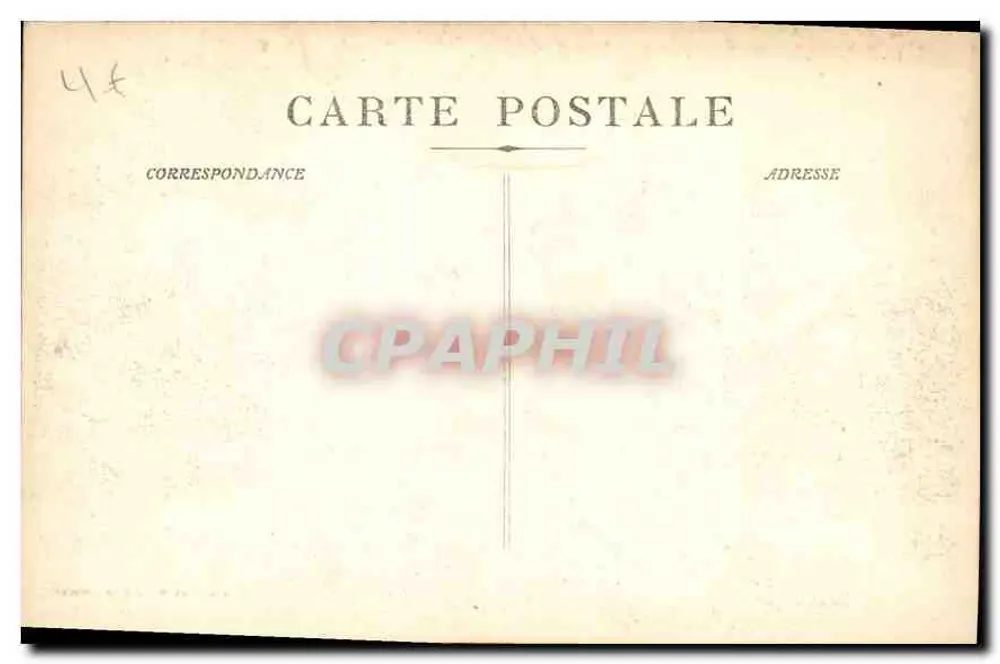 Marselha - Perspectiva do Calçadão do Porto — Edição das Galerias Ronvelles, n°6 - Verso