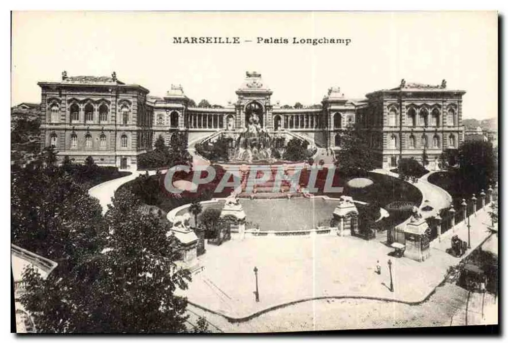 MARSEILLE — Palácio Longchamp — Editor não visível - Frente