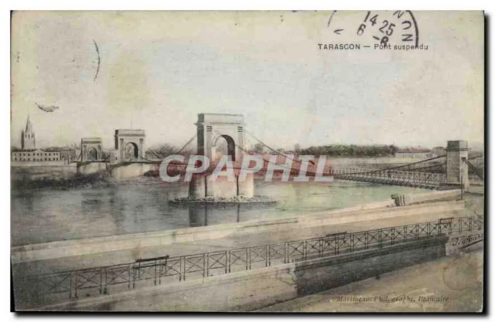 Tarascon — Ponte suspenso — Maringue Fotógrafo, Editor - Frente
