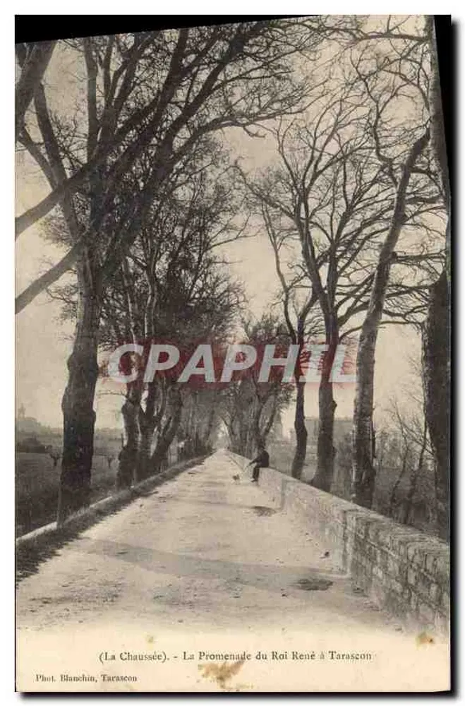 Die Straße - Die Promenade des Königs René in Tarascon — Foto. Blanchin, Tarascon - Vorderseite