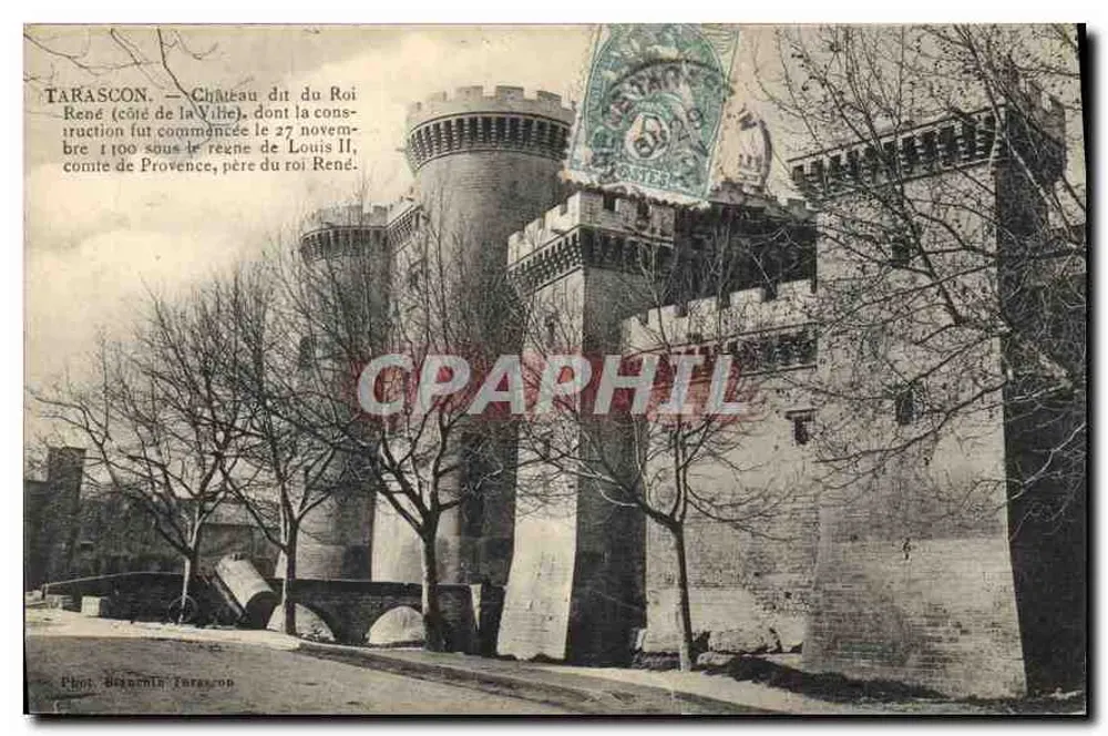 Tarascon — Kasteel genaamd van Koning René — Foto Béquelin, Tarascon - Voorkant