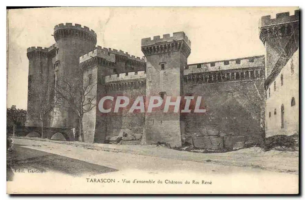 Tarascon — Panorama del Castello del Re René — Ed. Gaston - Recto