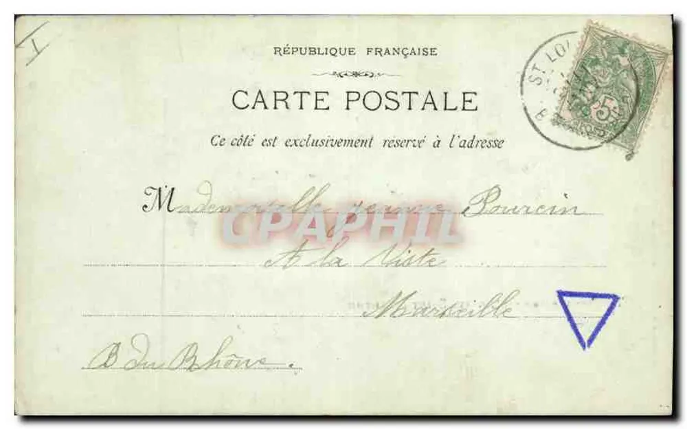 Tarascon - De Kerk van Sint-Marthe — Fototype Lacop & Marbille, n°188 - Achterkant