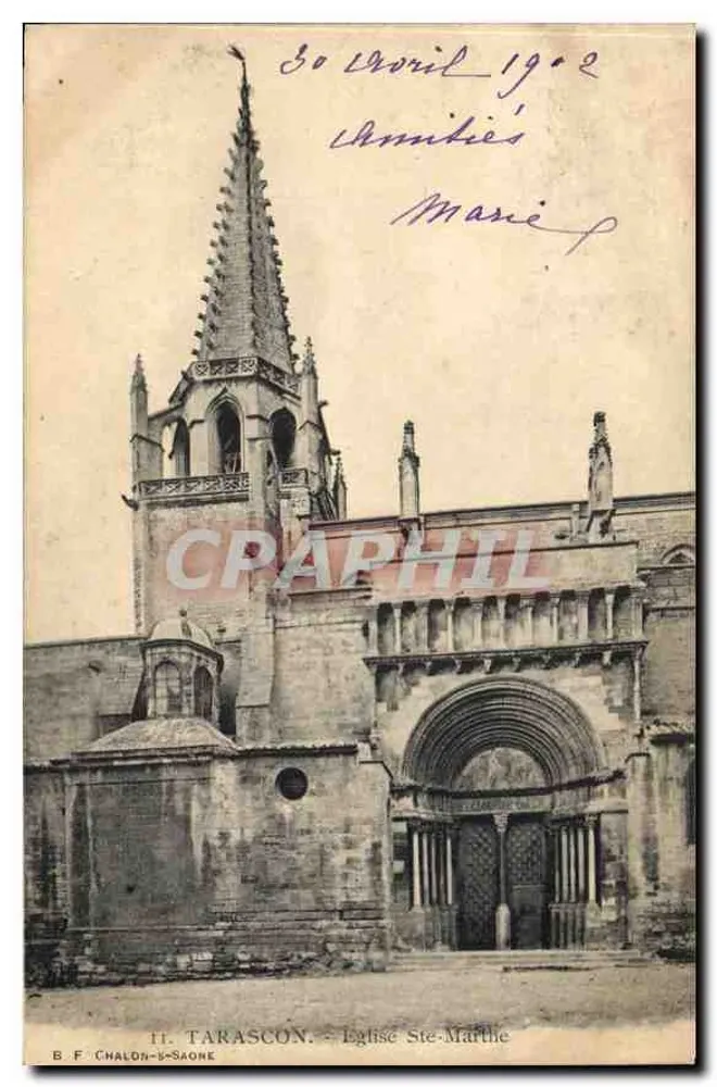 Tarascon — Igreja de Santa Marta — B.F. Chalon-sur-Saône - Frente