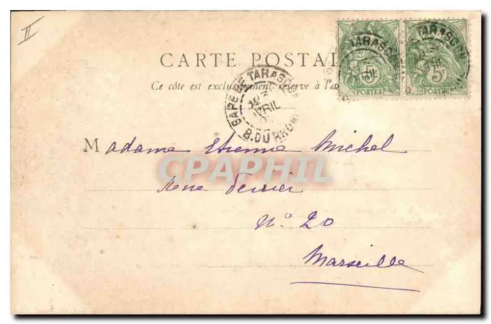 Tarascon — Igreja de Santa Marta — B.F. Chalon-sur-Saône - Verso