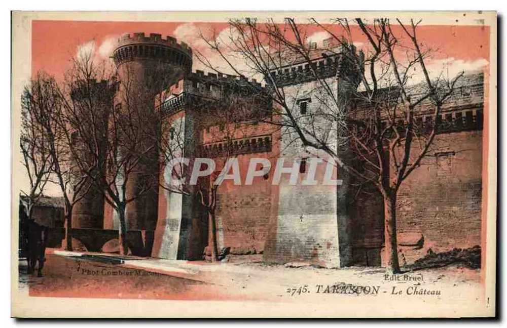 Tarascon - O Castelo — Fot. Combier-Mason, n° 2745, Edit. Bruel - Frente