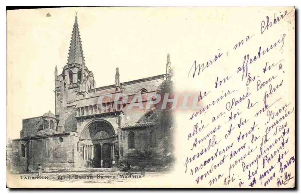 Tarascon — Igreja de Santa Marta — Editor: Graphil - Frente