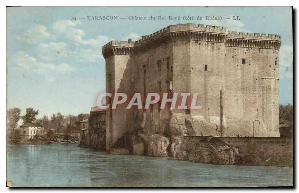Tarascon — Castelo do Rei René (lado do Ródano) — LL - Frente