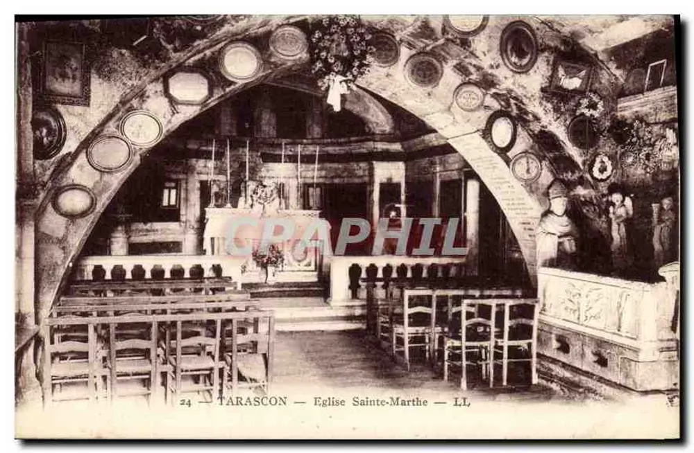 Tarascon — Igreja de Santa Marthe — LL, n°24 - Frente