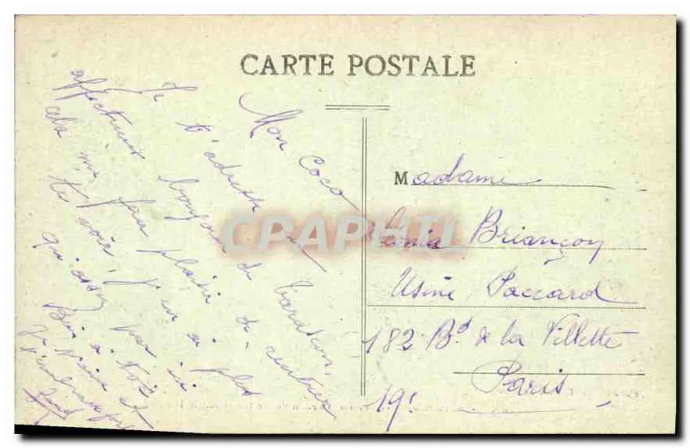 Tarascon-Beaucaire — Eisenbahnviadukt über den Rhône — Photo-Modern, Tarascon - Rep. III - Rückseite