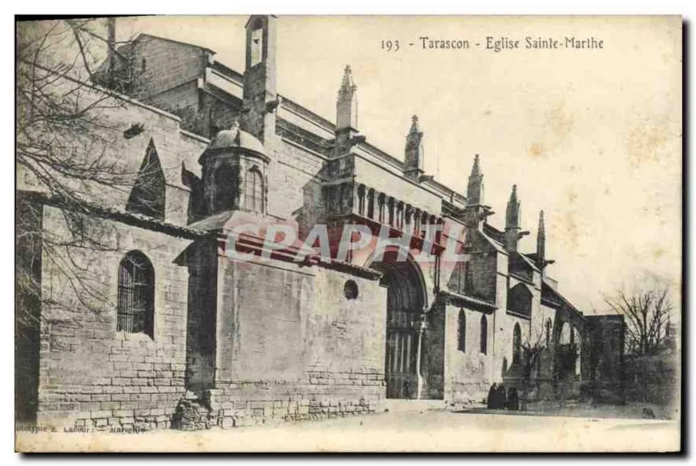 Tarascon - Igreja de Santa Marta — 193 - Fototipia L. Labour - n°4 - Frente