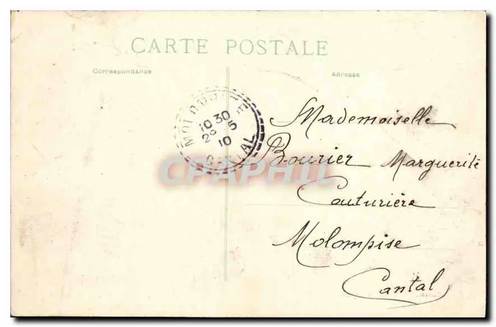 Tarascon — Castelo conhecido como do Rei René (lado do Rhône) — editor não identificado, número de série não visível - Verso