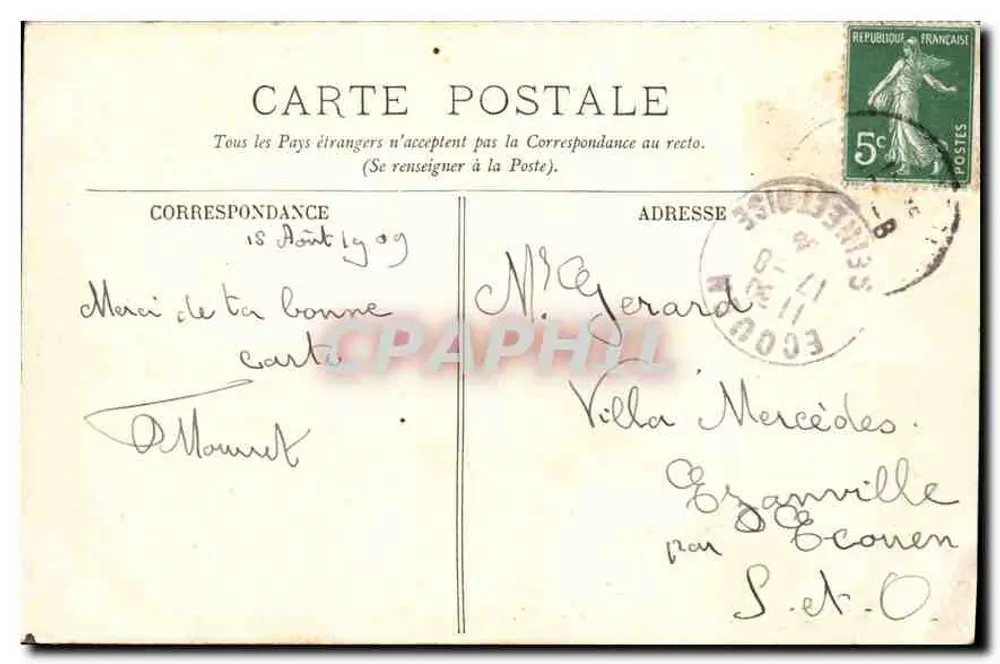 Tarascon — O Hotel de Ville — LL. n°9 - Verso